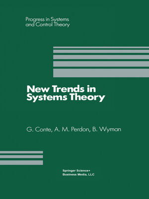 cover image of New Trends in Systems Theory